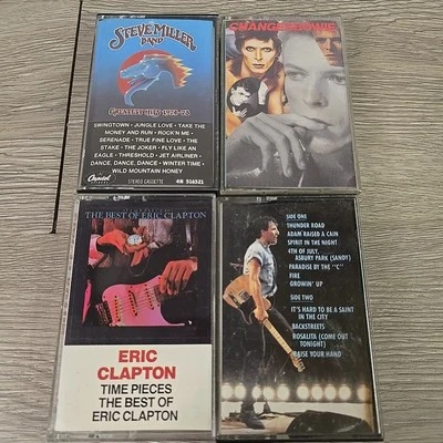 Steve Miller Band, Greatest Hits 1974-78, Cassette Lot (5) Clapton, Bowie, Bruce - Image 1 of 4