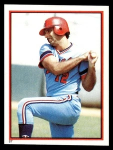 1983 O-Pee-Chee Stickers Gary Gaetti Minnesota Twins #87 - Picture 1 of 2
