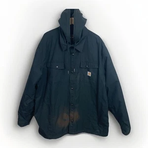 Carhartt Hooded Canvas Arbeitsjacke - Größe 2XL - Bild 1 von 12