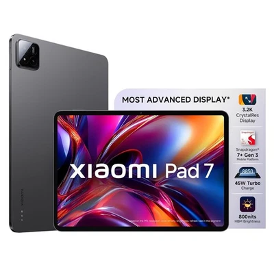 Xiaomi Pad 7  (Graphite Grey, 12GB+256GB) Qualcomm Snapdragon 7+ Gen 3 - Image 1 of 4