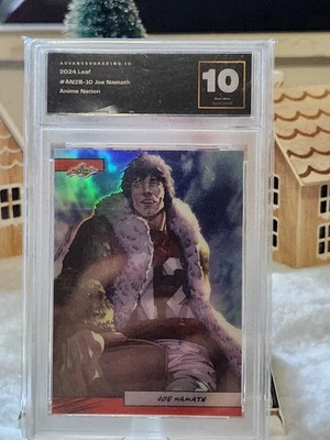 2024 Leaf Anime Nation Series 2 Joe Namath #AN2B-10 Vermelho /25 - Imagem 1 de 2
