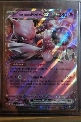 Team Rocket's Mewtwo ex 081/182 Sv10: Destined Rivals Holo - Image 1 of 2