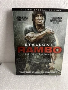 Rambo (DVD, 2008) With Slip Cover - Imagen 1 de 4
