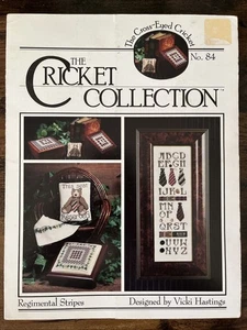 Regimental Stripes~Ties~Cricket Collection #84 1990~Cross Stitch Patterns - Picture 1 of 2