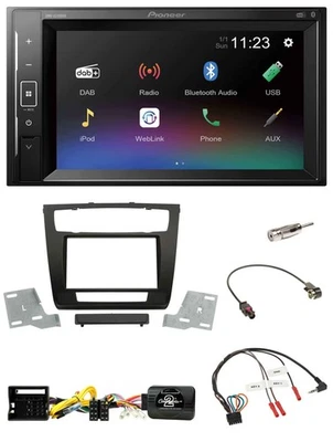 Pioneer DAB Lenkrad 2DIN Bluetooth USB Autoradio für BMW 1er aut. Klima E81/E82/ - Bild 1 von 4