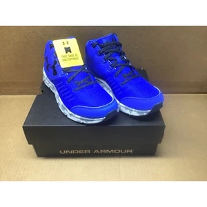 NUEVAS Tenis Under Armour Overdrive Mid Mármol Azul Real Gris Juvenil 5.5Y - Imagen 1 de 8