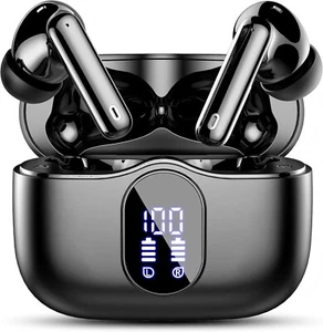 Wireless Earbuds | Waterproof in Ear Headphones, Touch Control,Led - Photo 1 sur 4