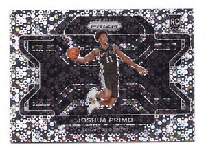 Joshua Primo 2021-22 Prizm Basketball Fast Break Rookie Variation #298 Spurs RC