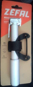 Zefal: Road Micro. Mini-Pump for Road Bike + Mounting Clip. Silver. New with tag - Picture 1 of 5