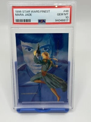 1996 STAR WARS FINEST #46 MARA JADE PSA 10 GEM MINT - Image 1 of 2
