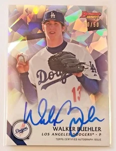 WALKER BUEHLER 2015 Bowman's Best Atomic Refractor rookie auto # 50/50 - Picture 1 of 2