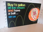 Baskin Robbins ice cream 1971 store display sign inflatable beach ball premium