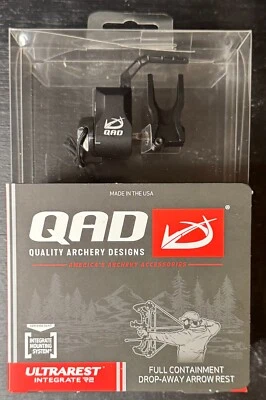 QAD Ultrarest R2 Integrate Left Hand Arrow Rest Full Arrow Containment New - Image 1 of 2