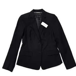 Blazer Banana Republic donna tg 4 lana nero nuovo abito da lavoro carriera formale 198€ - Foto 1 di 11