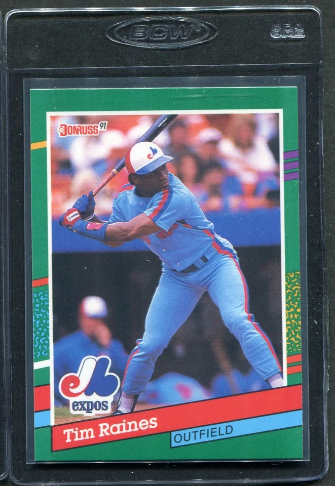 1991 Donruss Tim Raines #457 Expos Mint - Image 1 of 1