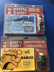 2000 Dark Horse Comics Beetle Bailey General Halftrack Book & Figure + Sarge.2pc - Picture 1 of 5