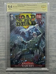 Road of the Dead Highway to Hell #1 calificado CBCS firmado por Moss & Maberry - Imagen 1 de 3