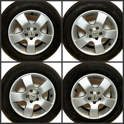 Audi A3 8L VW Golf 4 Bora Beetle 9C Alu-Felgen LK 5x100 Sommer-Reifen 195/65 R15 - Bild 1 von 3