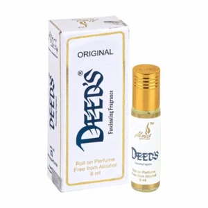 Almas Deeds Roll On Perfume 8ml each pack Unisex Floral Scent Pack of 1 - Picture 1 of 4