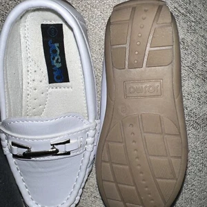 Josmo Loafers Dress Shoes White Comfort  5074 toddlers size 8 new Baptism - Picture 1 of 5