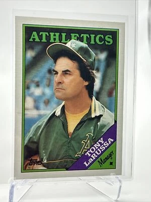 Бейсбольная карточка 1988 Topps Tony LaRussa No344 как новая БЕСПЛАТНАЯ ДОСТАВКА - Изображение 1 из 3