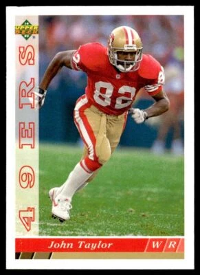 1993 Upper Deck #258 John Taylor - San Francisco 49ers - Image 1 of 2