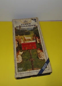 BACH Mass in B Minor Monteverdi Gardiner Cassette Box 1985 Archiv / Polydor - Picture 1 of 2