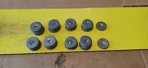 Vintage Lead Weight Curtains Buttons Sew-in 23mm 13g Job Lot X42 Free P&P - Foto 1 di 3