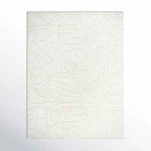 voronoi pattern rugs | Wool rug | Hand Tufted Rug | area rug | Designer Rugs - Picture 1 of 5
