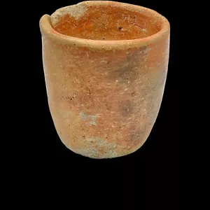 Vaso Maya Precolombiano 3" Tazza Vaso Bevitore Manufatto Antico - Foto 1 di 10