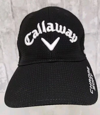 Callaway Mavrik Odyssey Apex Logos Mens Black Strap Back Hat - Image 1 of 4