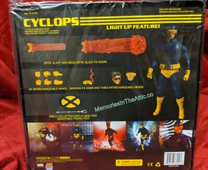 NEW MEZCO TOYZ ONE:12 COLLECTIVE MARVEL PX CLASSIC CYCLOPS 6" FIGURE Lighted OH - Picture 1 of 9