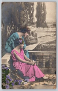 Postal - RPPC Hermosa mujer Francia 1K - Imagen 1 de 2