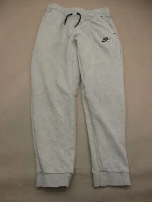NIKE Size XL Kids Unisex Gray Cotton Blend Drawstring Jogger Track Pants 716 - Image 1 of 4