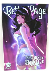 Bettie Page Curse of the Banshee #2 Leirex Li Premium Variant 2021 Dynamite F/F+ - Imagen 1 de 3