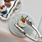 Ikustam Miniature Silver Cake Tongs Metal Luxurious so realistic Novelty Japan