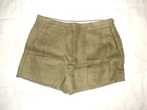 NUEVO CON ETIQUETAS J CREW FALDA 100% LINO EN VERDE OLIVA TALLA 4 - Imagen 1 de 9