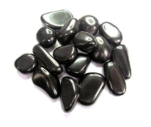 Shungite 20g to 30g Size Pebbles Stone Tumbled 5G EMF Protection Healing - Picture 1 of 21