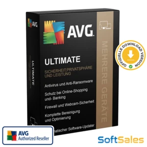 AVG Ultimate 2025 + VPN | 2 Jahre 10 Geräte | PC Mac Mobile | Sofort-Download - Bild 1 von 7
