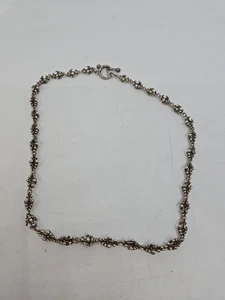 Novica NV Sterling Silver 925 Balinese Crest Toggle Necklace 18" scroll link - Picture 1 of 10