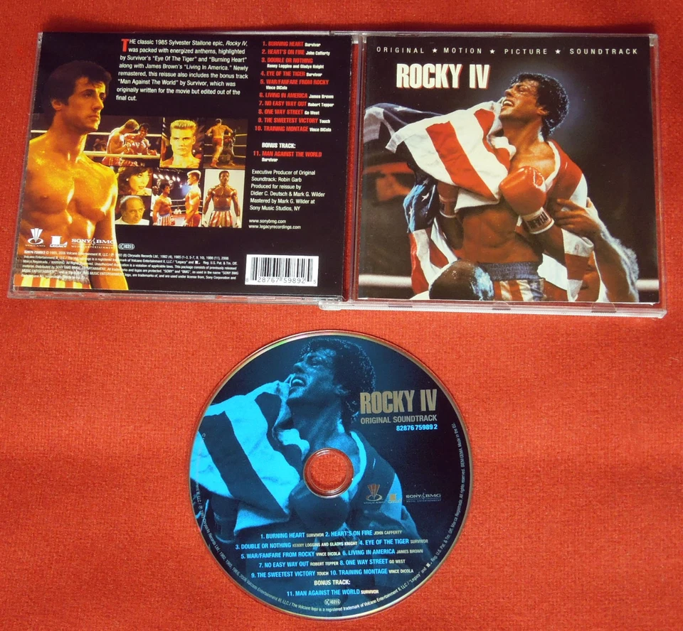 ROCKY IV Soundtrack CD TOP! 2006 Remaster SYLVESTER STALLONE 1985 USA BOX KULT - Bild 1 von 1