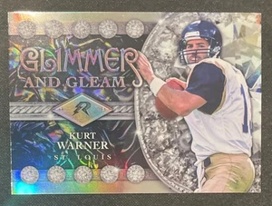 2024 Topps Resurgence GG-6 Kurt Warner Glimmer and Gleam Insert Refractor Mint - Picture 1 of 5