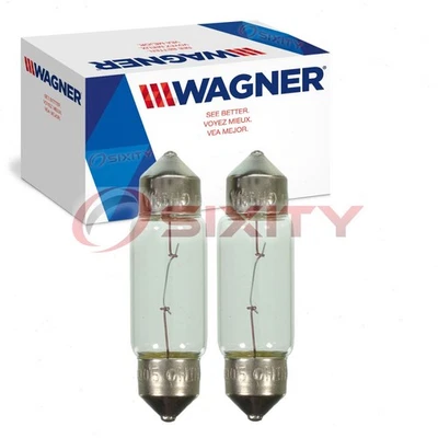 2 pc Wagner License Plate Light Bulbs for 2001-2012 Seat Alhambra Exeo Leon cr - Image 1 of 4