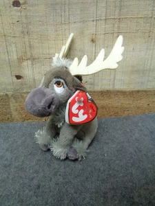 TY SVEN das Rentier FROZEN Beanie Baby mit Kunststoff Schlüsselclip 2015 - Bild 1 von 7