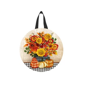 Briarwood Lane Autumn Bouquet Wood Door Hanger - Picture 1 of 2