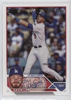 2023 Topps Complete Set 582 Montgomery Club Gavin Lux #247 - Image 1 of 2