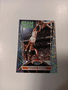 1992-93 Stadium Club Beam Team Members Only SET BREAK Scottie Pippen Bulls #5  - Afbeelding 1 van 10
