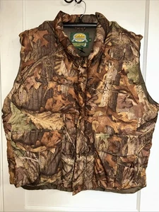Cabela's Vest Mens XL TALL-Camouflage Premier Northern Goose Down Puffer Hunting - Picture 1 of 7