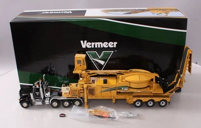 威猛 (Vermeer) T01004 1: 50 比例浴缸研磨机 带装载机和 Peterbilt 型号 379 驾驶室 — 第 1/4 张图片
