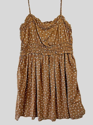 Vestido Solero Marrón Lunares Retro Inspirado en Marilyn Monroe Maurices Plus 1X Foto 1 de 4